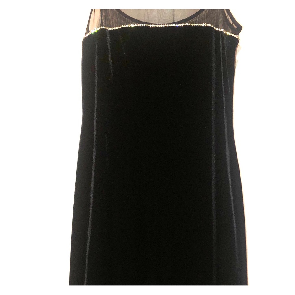 Juniors  velour dress